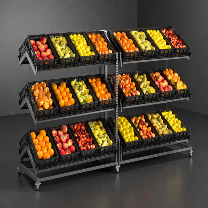 double side fruit rack