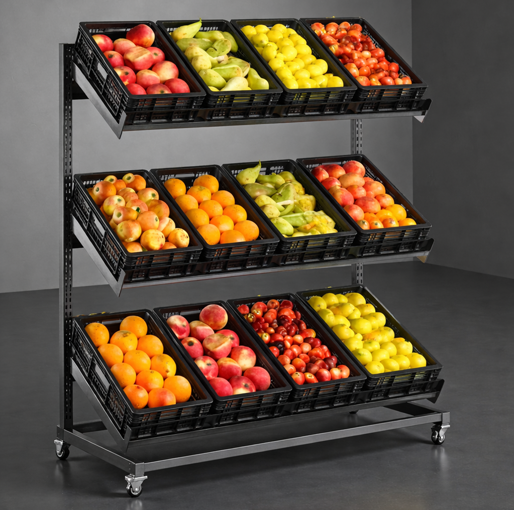 one sided fruit rack one sided fruit rack